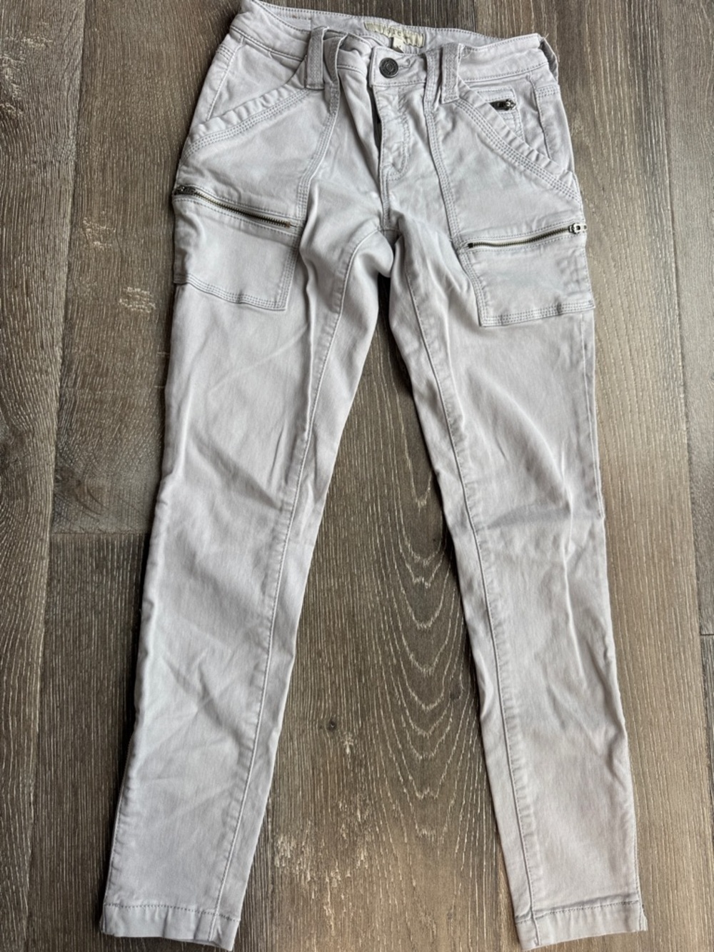 Joie Light Gray Park Skinny Jeans AZ0510